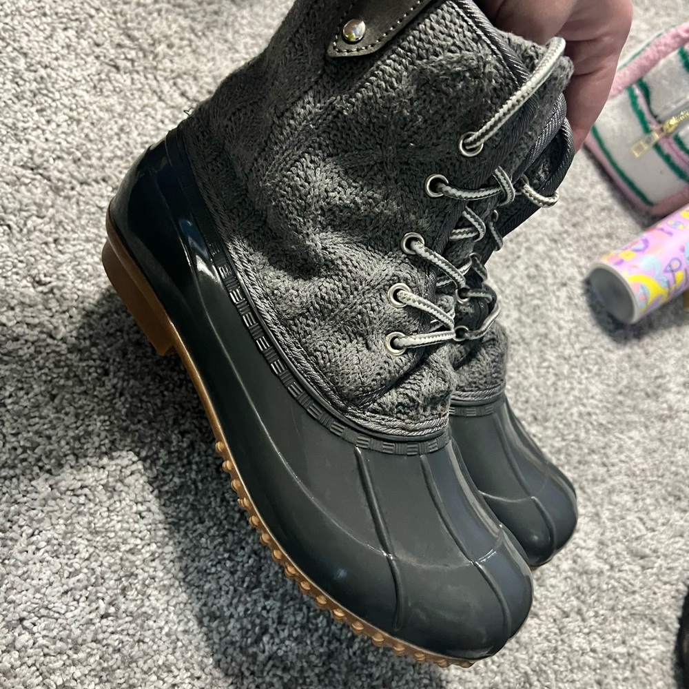 Stylish Gray Women's Boots